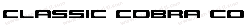 Classic Cobra Condensed Condensed字体转换